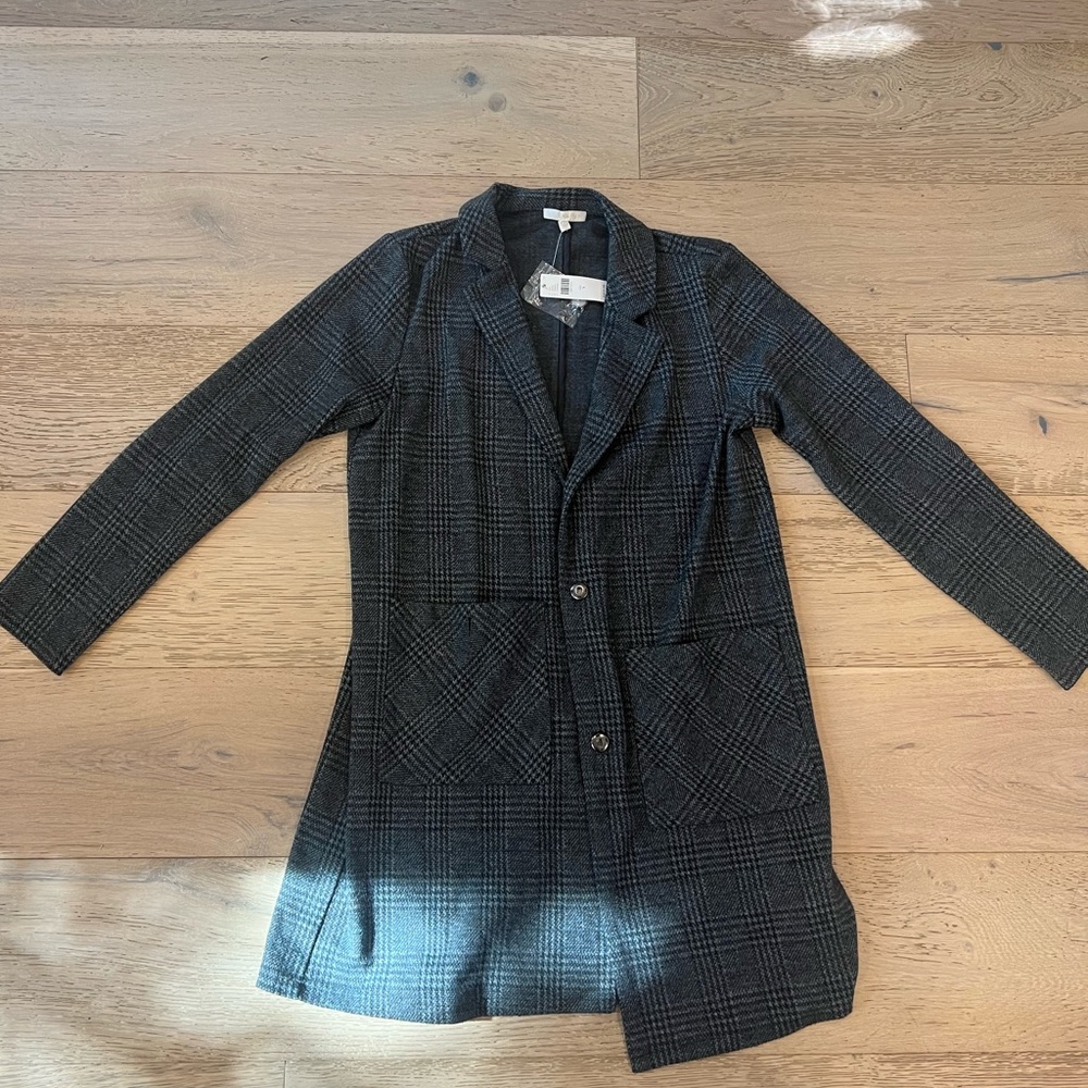 Harlyn (Nordstrom and Anthropologie brand) plaid jacket. Size Small.